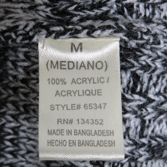 Ambiance* Women's Crochet Knitted Long Sleeve Open Cardigan Sweater~ Size Medium - Picture 8 of 12